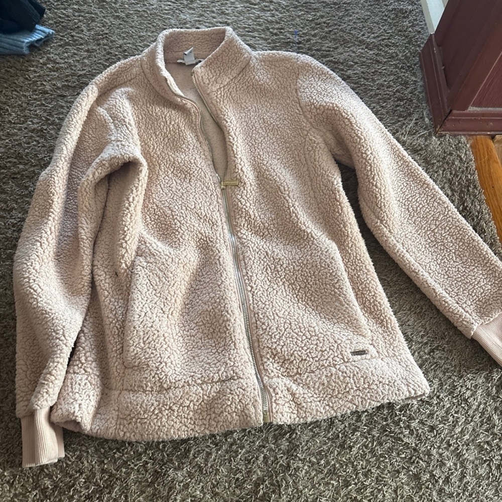 Women's pink Sherpa Jacket